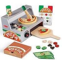 Melissa & Doug 9465 Top & Bake Pizza Counter Set | Age 3+ Years | Roleplay | Pretend Play Toy, Multicolor, c1