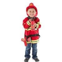 Melissa and Doug Fire Chief Princess Costume | Childs Fancy Dress and Role Play