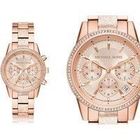 Women'S Michael Kors Mk6598 Ritz Rose Gold Tone Watch