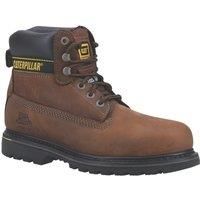 Caterpillar CAT Holton SB Safety Boot - Brown Size 7