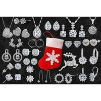 Crystal Jewellery Mystery Deal - Earrings, Gift Sets & More - Silver