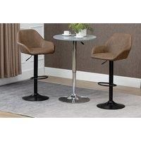 Adjustable Pu Leather Bar Stools