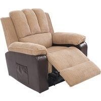 Heated Jumbo Recliner Massage Chair - Brown Or Grey!