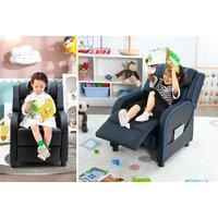 Kids Recliner Chair In 3 Colours - Black