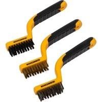 Roughneck ROU52010 3-Piece Narrow Wire Brush Set