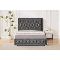 Gas Lift Bed With Headboard & Optional Mattress - 2 Sizes