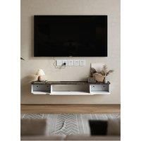 Floating TV Stand Wall Mounted TV Shelves Storage for Living Room