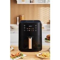 5L Black Digital Air Fryer with Visual Window