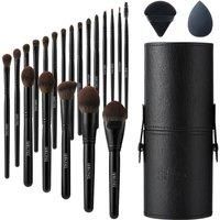 Professional Makeup Brush Set 20 Pcs for Foundation Powder Concealers Eye Shadows Blush