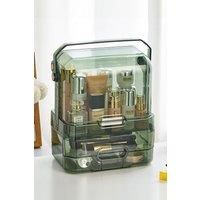 Clear Clamshell Cosmetic Drawer Case Skincare Organizer Box