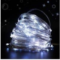 10M Fairy String Lights, 6500K, powered by 3 AA batteries