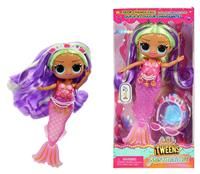 L.O.L. Surprise! Tweens - Mermaid Cleo Clove - Fashion Doll with Colour Changing Tail, Movable Fin, and Beautiful Accessories – Toys for Kids and Collectors from 4 Years Old