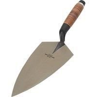 Marshalltown M/T19L10 Philadelphia Brick Trowel - Leather Handle 10in