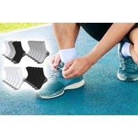 Athletic Crew Socks For Men In 4 Colours - Black