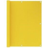 Balcony Screen Yellow 120x300 cm HDPE