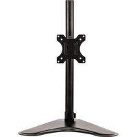 Fellowes Single Monitor Arm - Seasa Freestanding Monitor Mount for 8KG 32 inch Screens - Ergonomic Adjustable Monitor Arm - Tilt 45° Pan 120° Rotation 360°, VESA 75 x 75/100 x 100 - Black