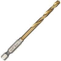 Milwaukee 48894712 5.0x93mm Shockwave HSSGround Titanium Metal Drill Bit