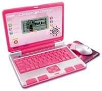 VTech Challenger Laptop40 Curriculum Activities Mouse and QWERTY Keyboard - Pink