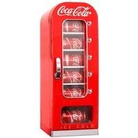 Coca-Cola Coca Cola 10 Can Retro Vending Machine Style 5L Mini Fridge