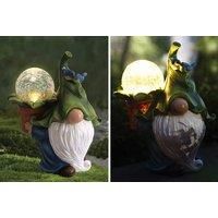 Solar-Powered Gnome Garden Light