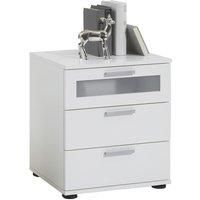 FMD Bedside Table with 3 Drawers White