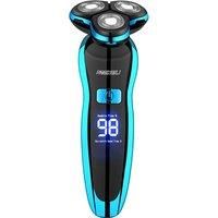 Wet & Dry Wireless Electric Shaver - Blue Or Silver