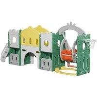 Toddler Swing and 2 Slides Playset