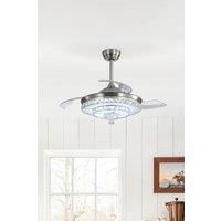 42-inch Acrylic Ceiling Fan Light with Retracted Blades