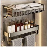 2-Tiers Corner Shower Caddy Bathroom Storage Shelf Rack