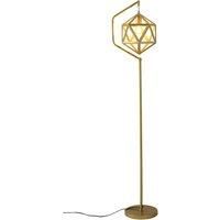 Modern Floor Lamp with Hexagonal Shade