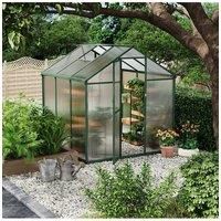 Transparent Aluminium Polycarbonate Greenhouse with Window Opening