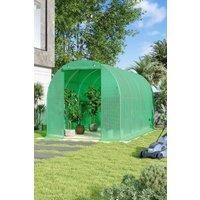 Walk-in Tunnel Outdoor Greenhouse with Steel Frame