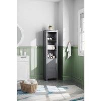 Tall Freestanding Bathroom Cabinet with Blind Door