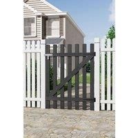 Outdoor Garden Wood Fence Gate with Latch