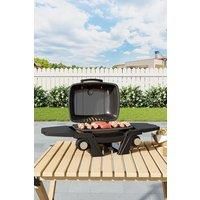 Gas BBQ Grill Portable Propane Grill with Side Tables