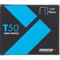 5000 x Arrow T50 12mm 1/2inch pro pack staples box of 5000 ARRT5012IP