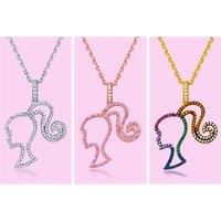 Barbie Inspired Silhouette Necklace - 3 Colours! - Silver