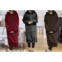 Oversized Extra Long Hoodie - 6 Uk Sizes & Colours! - Green