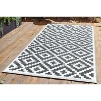 Outdoor Garden Rug - 3 Sizes & Colours - Grey