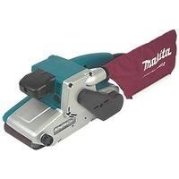 Makita 9404 4" Inch 100 x 610mm Belt Sander & Dust Bag 110v Variable Speed +Belt