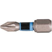 Makita Impact Premier Torsion Pozi Screwdriver Bits PZ1 25mm Pack of 2