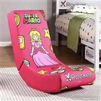 X Rocker Power Up Edition Junior Gaming Chair - Peach