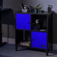 XRocker Meshtek 4 Cube Unit Square Storage Unit Blue And Black