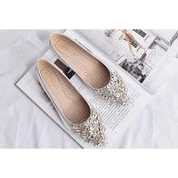 Women'S Ballerina Shoes In 15 Sizes And Multiple Design Options - Silver