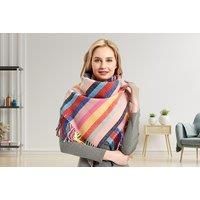 Stripy Shawl Scarf! - Black