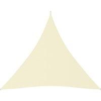 Sunshade Sail Oxford Fabric Triangular 4x4x4 m Cream