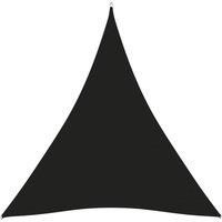 Sunshade Sail Oxford Fabric Triangular 4x5x5 m Black