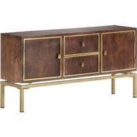 Sideboard 120x29x60 cm Solid Mango Wood