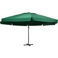 Outdoor Parasol with Aluminium Pole 600 cm Green