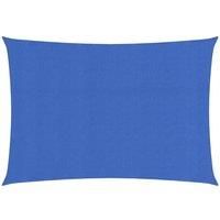 Sunshade Sail 160 g/m Blue 2.5x4 m HDPE